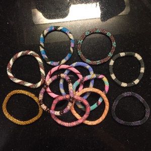 Nepal Bracelets (12) Assorted Beaded Bracelets